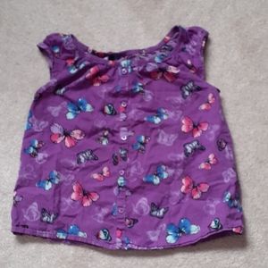 Purple butterfly shirt